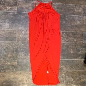 Sleeveless Red Dress